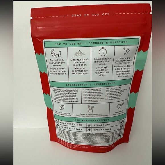 Frank Body Orginal Coffee Scrub.  Brand New!! - Picture 2 of 2